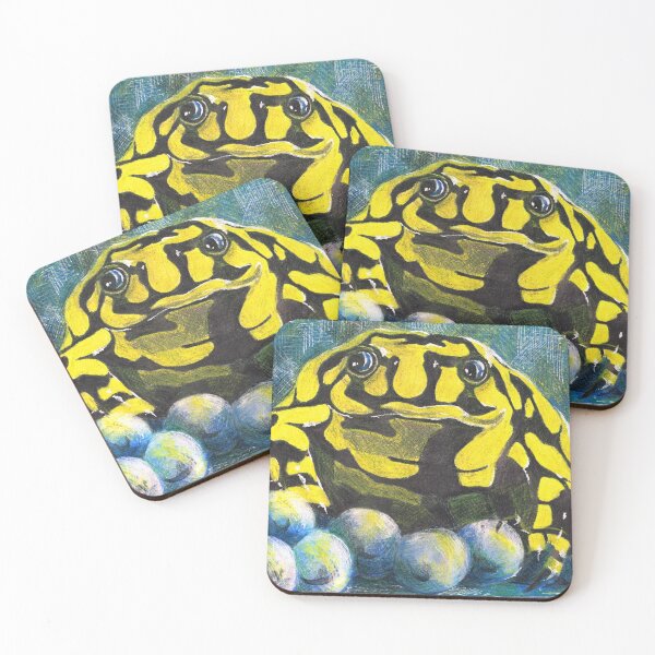 Item preview, Australian Corroboree Frog Guarding Eggs designed and sold by Heatherian.
