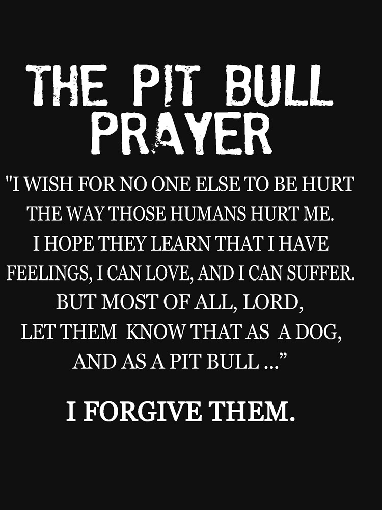 pit bull prayer t shirt