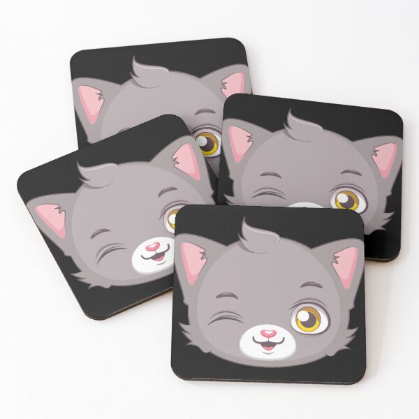 Item preview, Wink cat designed and sold by MatanaShop.