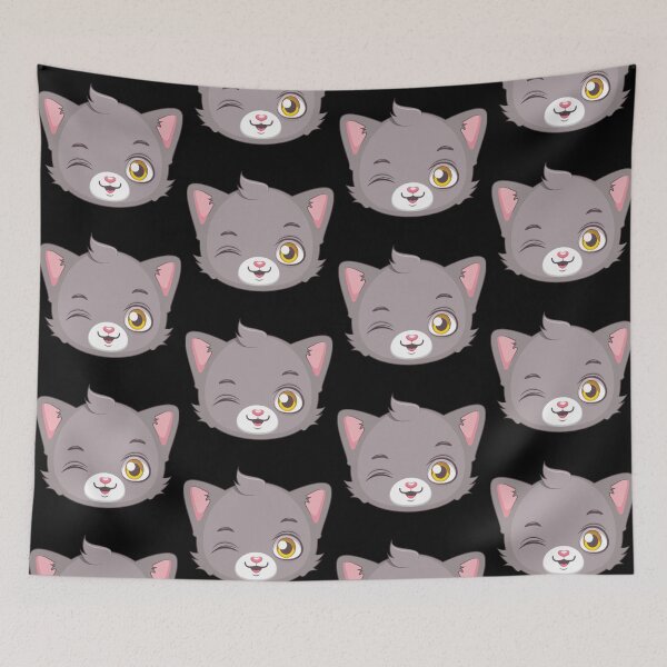 Item preview, Wink cat designed and sold by MatanaShop.