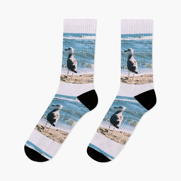 Item preview, Sea gull standing and looking thoughtfully at the sea, natural background  designed and sold by helenkaiy.