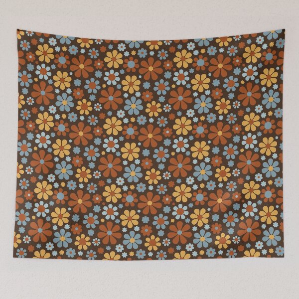 Item preview, Retro Flower Pattern designed and sold by lents.