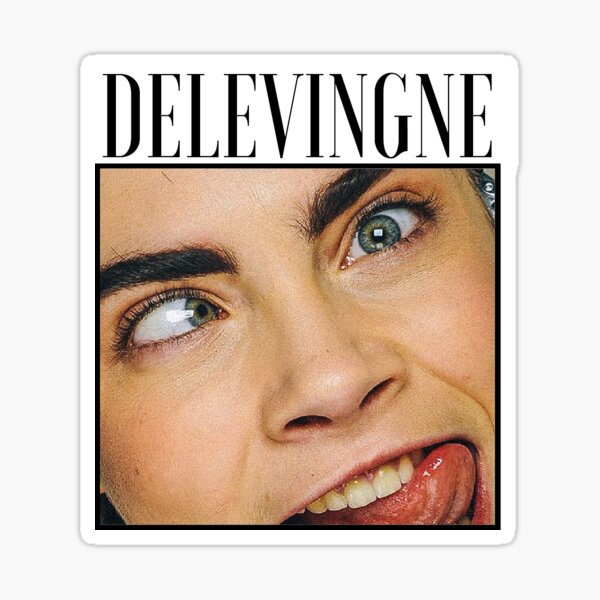 Cara Delevingne – TONGUE OUT Sticker