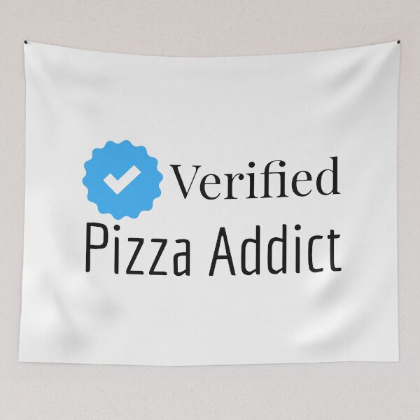 Item preview, Verified Pizza addict  designed and sold by Store Artilia.