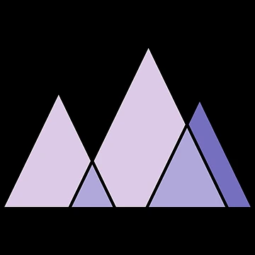 Artwork thumbnail, ABSTRACT MOUNTAINS by PureGeometry