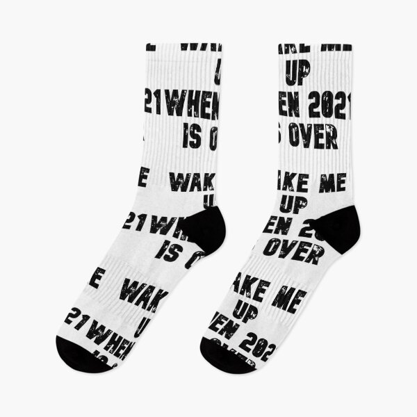 Item preview, Wake me up when 2021 is over black designed and sold by everything4eva.