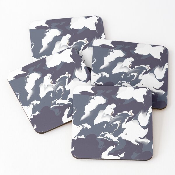 Item preview, Black and white monochrome marbled pattern designed and sold by Diane Hunter Art.