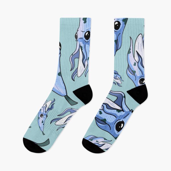 Item preview, Blue banana squid fish mutation designed and sold by Arne Smet.