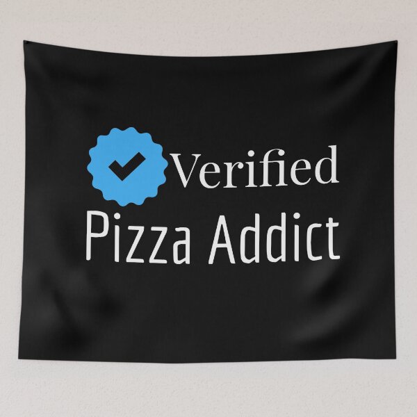 Item preview, Verified Pizza addict  designed and sold by Store Artilia.