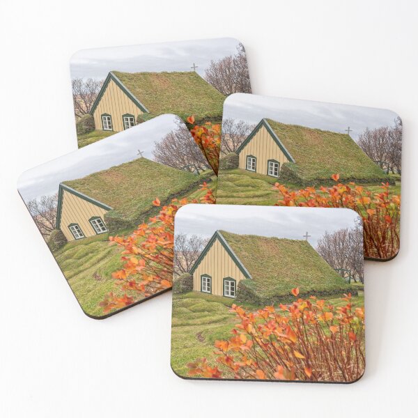 Item preview, Hofskirkja Church in Autumn designed and sold by Catherine Reading.