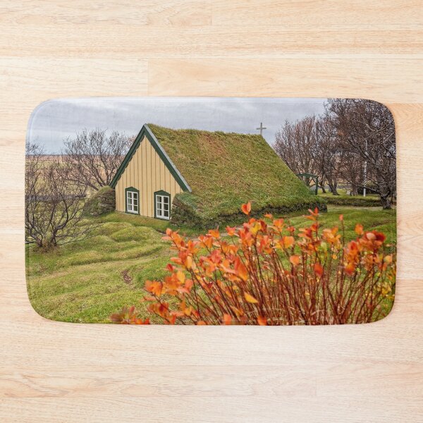 Item preview, Hofskirkja Church in Autumn designed and sold by Catherine Reading.