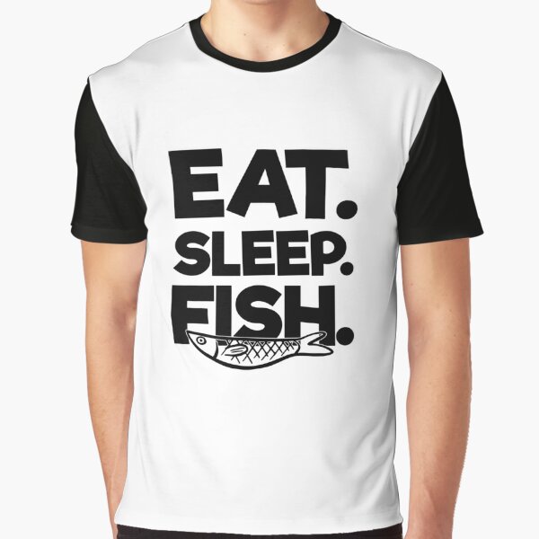Eat Sleep Fish -Funny Fishing Sayings Poster for Sale by shivani21061993