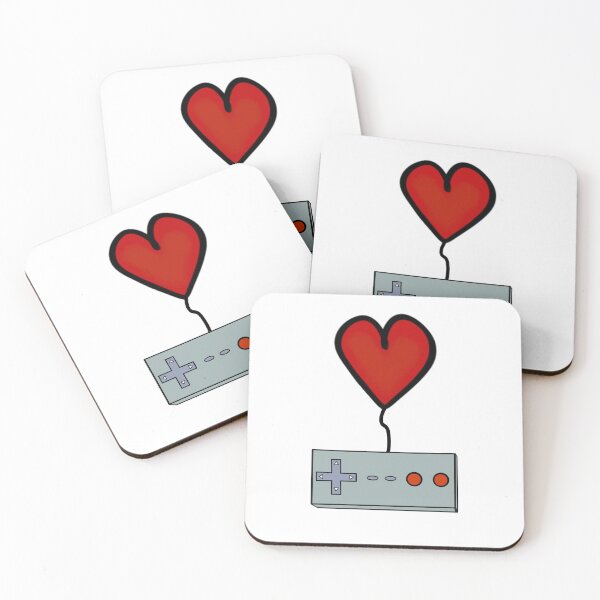Item preview, Gamers Heart - vintage Controller - White designed and sold by BusyMonkeys.