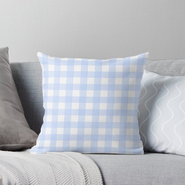Item preview, Light Blue Gingham Pattern designed and sold by wtwgrace.