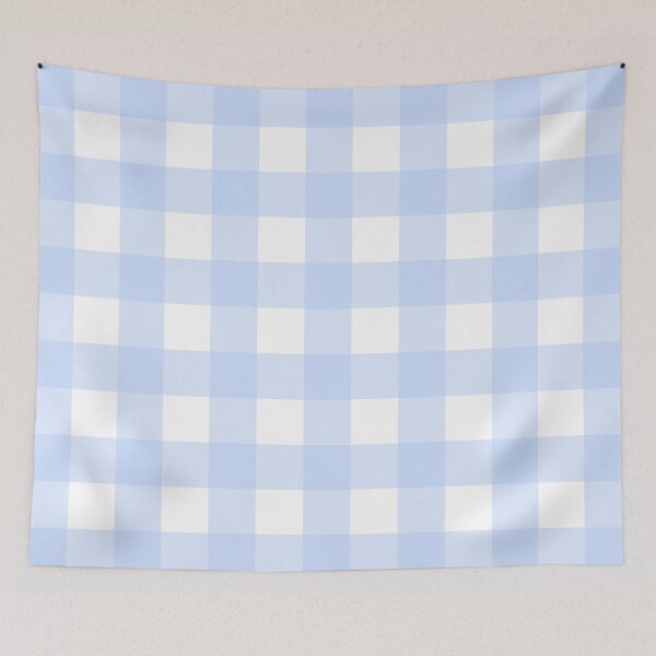 Item preview, Light Blue Gingham Pattern designed and sold by wtwgrace.
