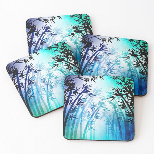 Item preview, Polar night in the bamboo forest designed and sold by EgorBratkin.