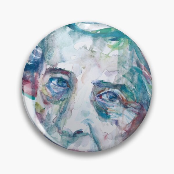 Item preview, HANNAH ARENDT watercolor portrait designed and sold by lautir.