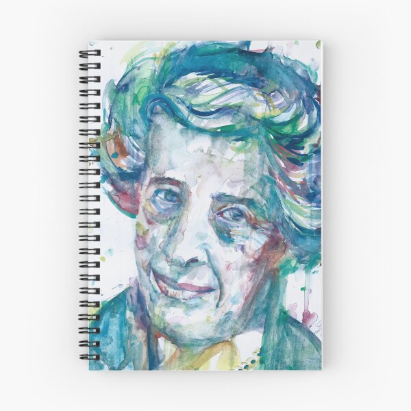 Artikelvorschau, HANNAH ARENDT Aquarellporträt entworfen und verkauft von lautir.