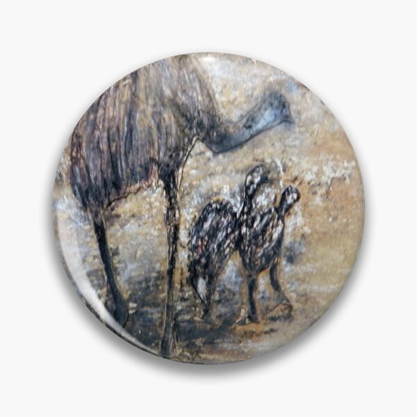 Item preview, Emus designed and sold by Anne Huth.