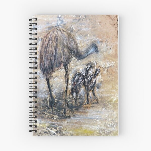 Item preview, Emus designed and sold by Anne Huth.