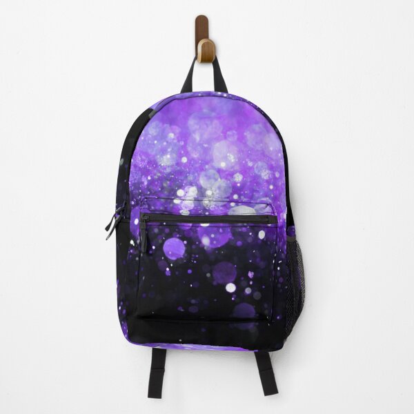 Item preview, Abstract violet shiny lights on black background I designed and sold by fowons.