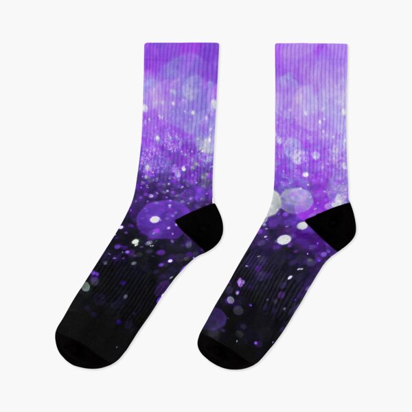 Item preview, Abstract violet shiny lights on black background I designed and sold by fowons.