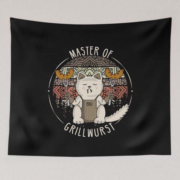 Item preview, Cat Master of Grillwurst designed and sold by catsandmore.