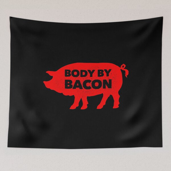 Item preview, Body By Bacon - Red designed and sold by ArqDezines.