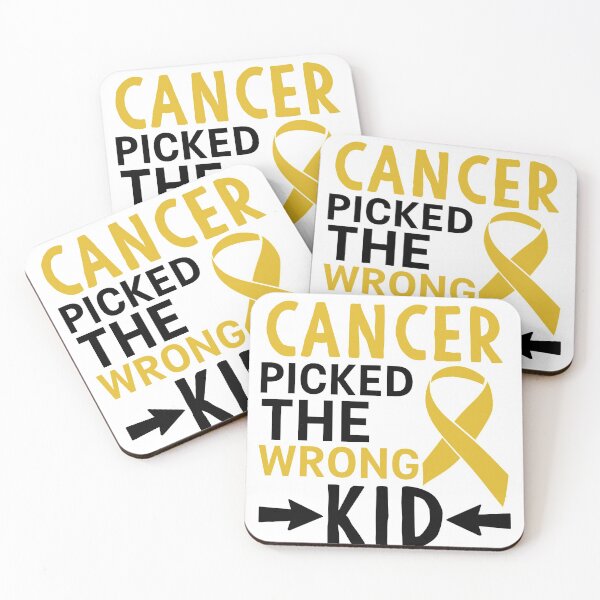Item preview, Cancer Picked The Wrong Kid designed and sold by Mesyo.