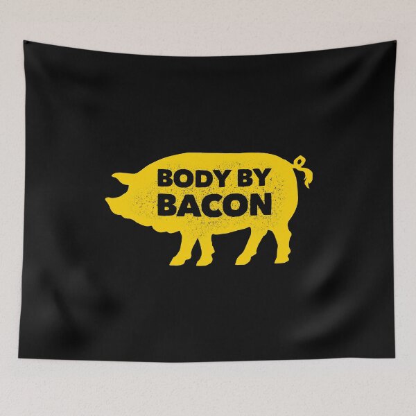 Item preview, Body By Bacon - Yellow designed and sold by ArqDezines.