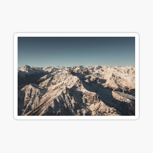 Lord Snow - Landscape Photography Sticker