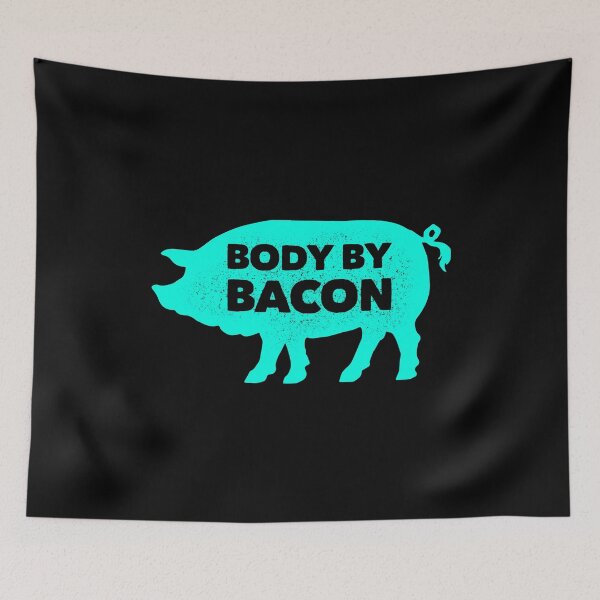 Item preview, Body By Bacon - Cyan designed and sold by ArqDezines.