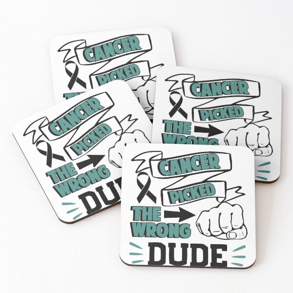 Item preview, Cancer Picked The Wrong Dude designed and sold by Mesyo.