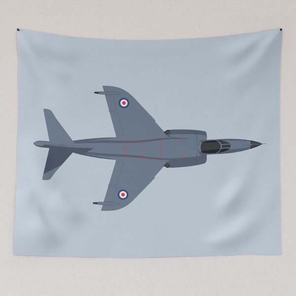 Item preview, Sea Harrier Jet Aircraft - Blue Grey designed and sold by VoodooCircus.
