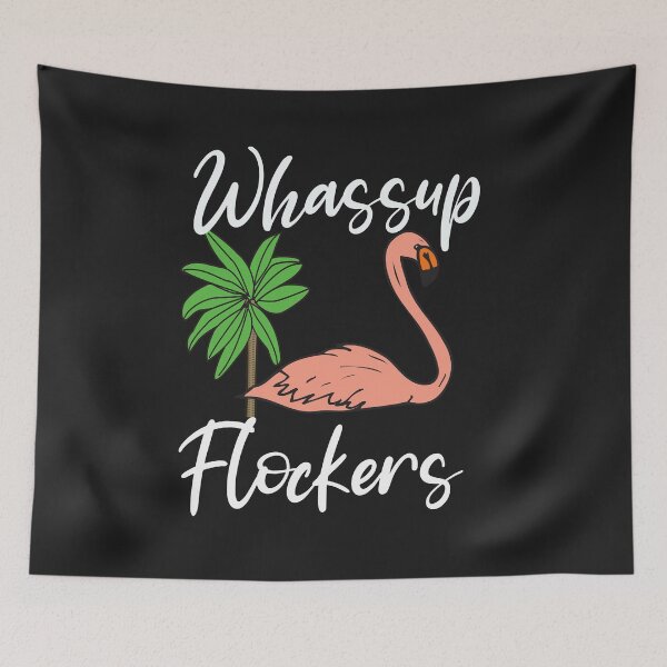 Item preview,   Funny Flamingo T shirt Whassup Flockers Art | Cool Pink Flamingo Flock Art Gift designed and sold by unique things.