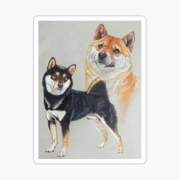 Shiba Inu Gallimaufry Sticker
