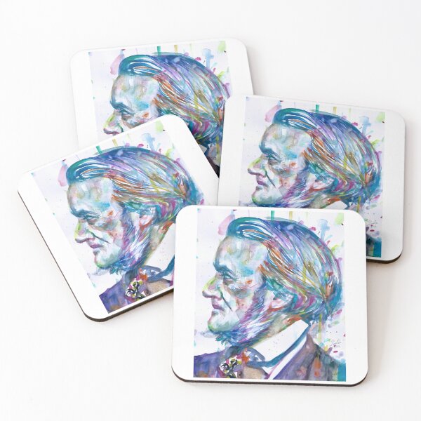 Item preview, RICHARD WAGNER - watercolor portrait .4 designed and sold by lautir.