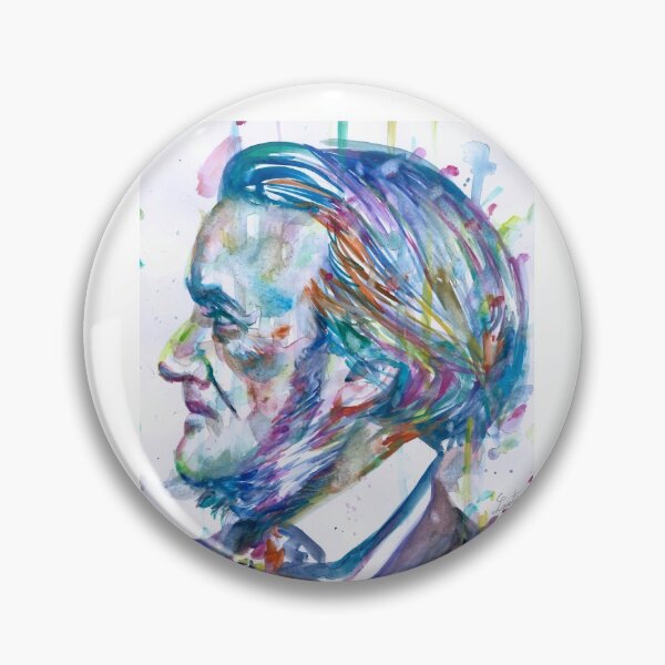 Item preview, RICHARD WAGNER - watercolor portrait .4 designed and sold by lautir.