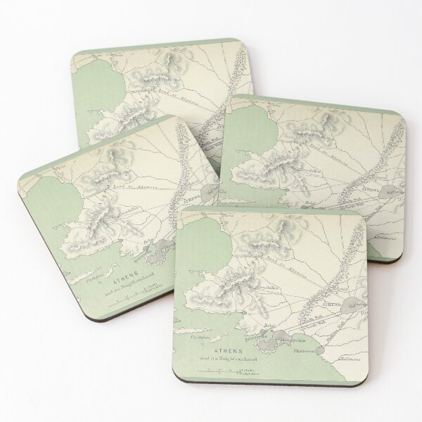 Item preview, Ancient Athens Map Hellas world designed and sold by ClassicalGreece.