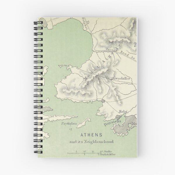 Item preview, Ancient Athens Map Hellas world designed and sold by ClassicalGreece.