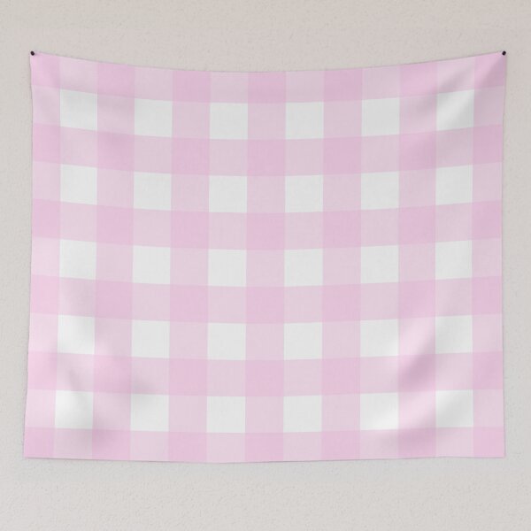 Item preview, Light Baby Pink Gingham Pattern designed and sold by wtwgrace.