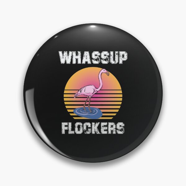 Item preview,   Funny Flamingo T shirt Whassup Flockers Art | Cool Pink Flamingo Flock Art Gift designed and sold by unique things.