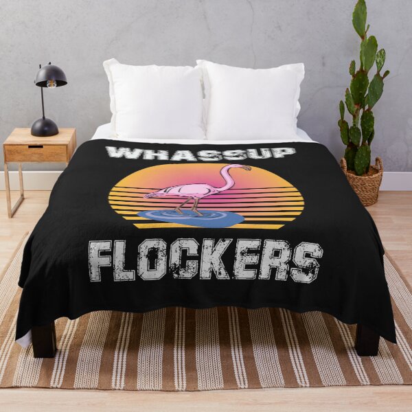 Item preview,   Funny Flamingo T shirt Whassup Flockers Art | Cool Pink Flamingo Flock Art Gift designed and sold by unique things.