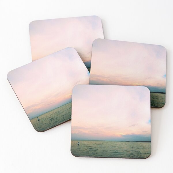 Item preview, Wonderful tender colors in the sky over the Black Sea at sunset designed and sold by helenkaiy.