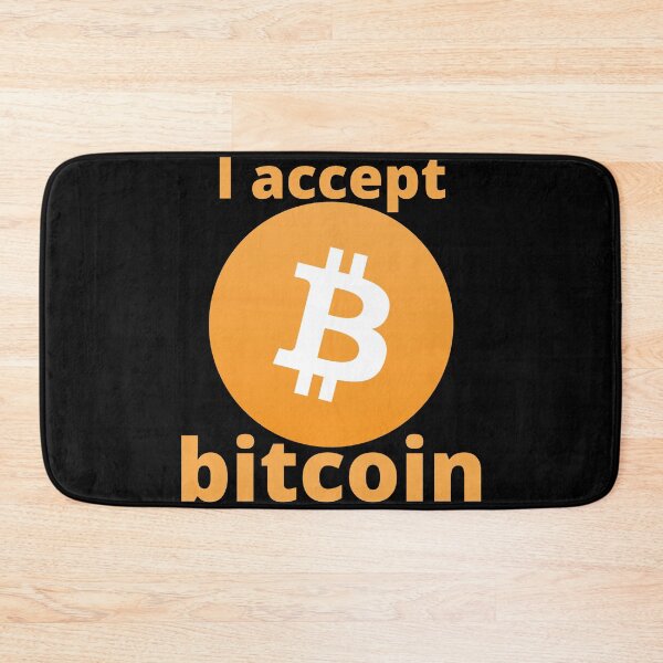 Item preview, I accept Bitcoin designed and sold by Scubaloppy.
