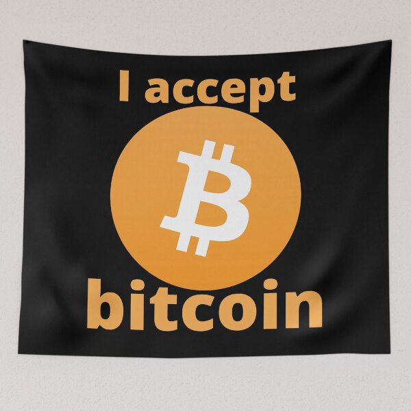 Item preview, I accept Bitcoin designed and sold by Scubaloppy.