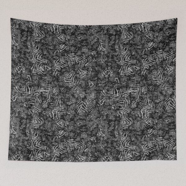 Item preview, Black and White Fern Pattern designed and sold by Sybille-Yates.