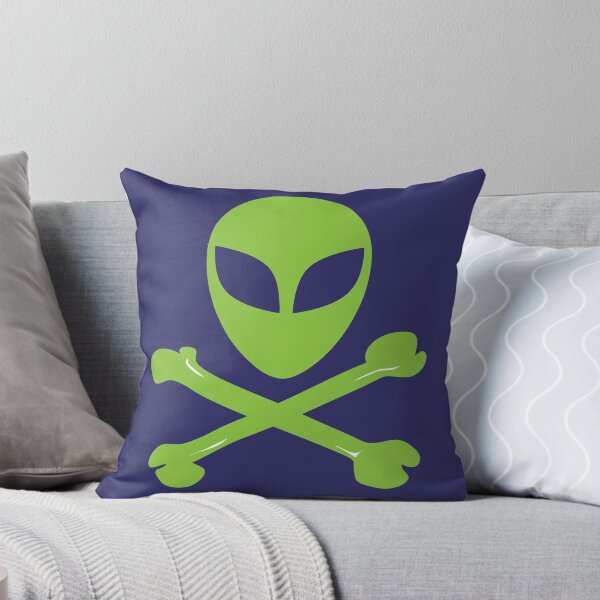 Item preview, Alien Skull and Crossbones designed and sold by dave-williams.