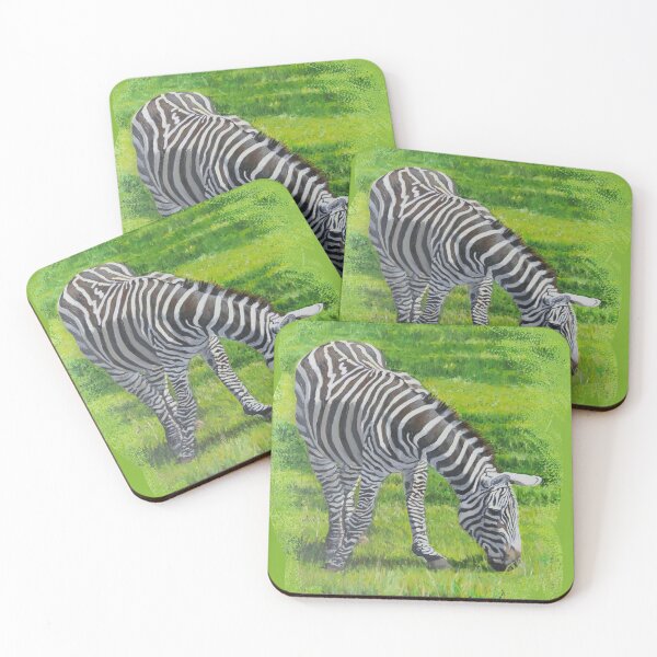 Item preview, Zebra in greens designed and sold by CamphuijsenArt.