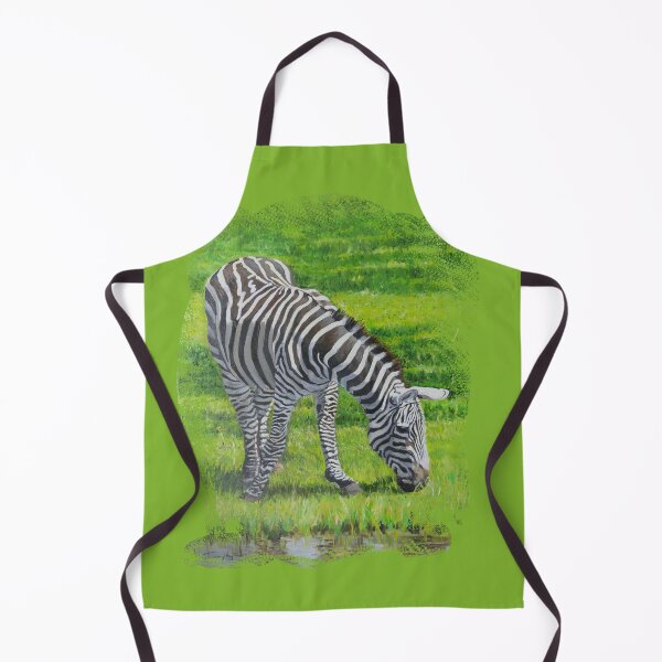 Item preview, Zebra in greens designed and sold by CamphuijsenArt.
